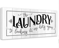The Laundry Dirty - Canvas