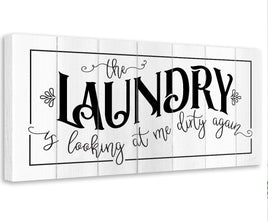 The Laundry Dirty - Canvas