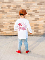 THE LOVE BUG CLUB TEE - WHITE LONG SLEEVE