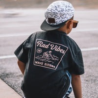 THE MAVERICKS TEE - FADED BLACK