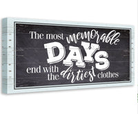 The Most Memorable Days - Canvas