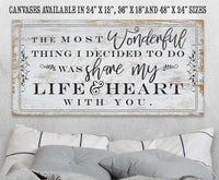 The Most Wonderful Thing - Canvas