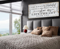 The Most Wonderful Thing - Canvas