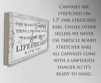 The Most Wonderful Thing - Canvas