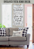 The Most Wonderful Thing - Canvas