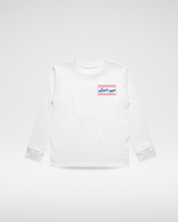 THE PEACE TRIP LONG SLEEVE TEE - WHITE