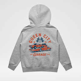 THE QUEEN CITY HOODIE - RECYCLED HEATHER GRAY