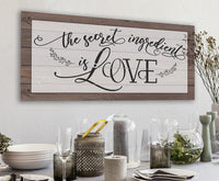 The Secret Ingredient - Canvas