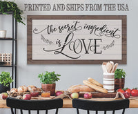 The Secret Ingredient - Canvas