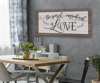 The Secret Ingredient - Canvas