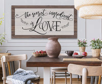 The Secret Ingredient - Canvas