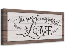 The Secret Ingredient - Canvas