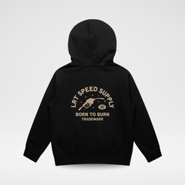 THE SPEED SUPPLY HOODIE - RECYCLED BLACK