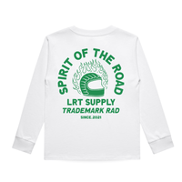 THE SPIRIT RIDER LONG SLEEVE TEE - WHITE