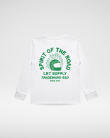 THE SPIRIT RIDER LONG SLEEVE TEE - WHITE