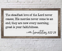 The Steadfast Love - Canvas