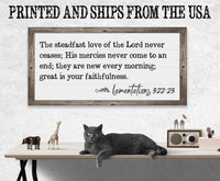 The Steadfast Love - Canvas