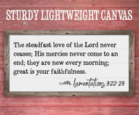 The Steadfast Love - Canvas