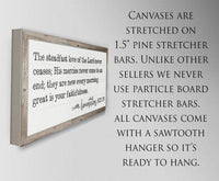 The Steadfast Love - Canvas