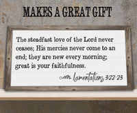 The Steadfast Love - Canvas