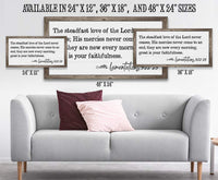 The Steadfast Love - Canvas