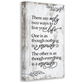 There Are Only Two Ways - Canvas