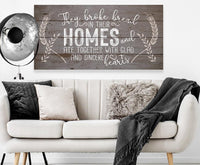 They Broke Bread - Canvas