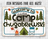 Camp Chugabrewski - Metal Sign