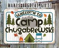Camp Chugabrewski - Metal Sign