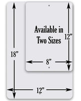 Fucks Given Zero Regrets Zero - Metal Sign