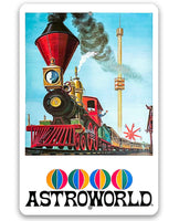 AstroWorld Park Train - Metal Sign