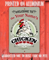 Personalized - Chicken Coop - Metal Sign