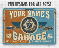 Personalized - Garage - Metal Sign