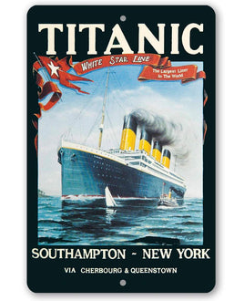 Titanic Poster - Metal Sign