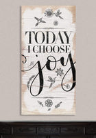 Today I Choose Joy - Canvas