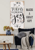 Today I Choose Joy - Canvas