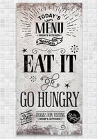 Today's Menu Vertical - Canvas