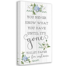 Toilet Paper - Canvas