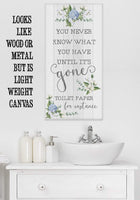 Toilet Paper - Canvas