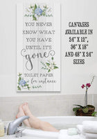 Toilet Paper - Canvas