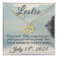 Custom Zodiac Recovery Necklace | Inspiring Sobriety