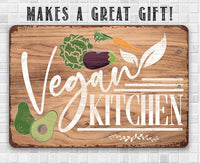 Vegan Kitchen - Metal Sign