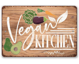 Vegan Kitchen - Metal Sign