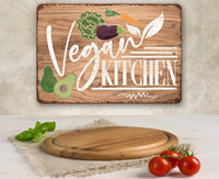 Vegan Kitchen - Metal Sign