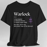 Warlock Class Definition D&D T-shirt