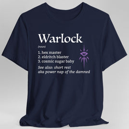 Warlock Class Definition D&D T-shirt