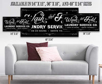 Wash and Fold Laundry - Canvas