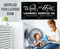 Wash and Fold Laundry - Canvas