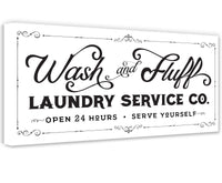 Wash & Fluff Laundry - Canvas