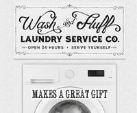 Wash & Fluff Laundry - Canvas